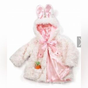 Bunnies by the Bay Cuddle coat Easter Bunny Ear White Cape